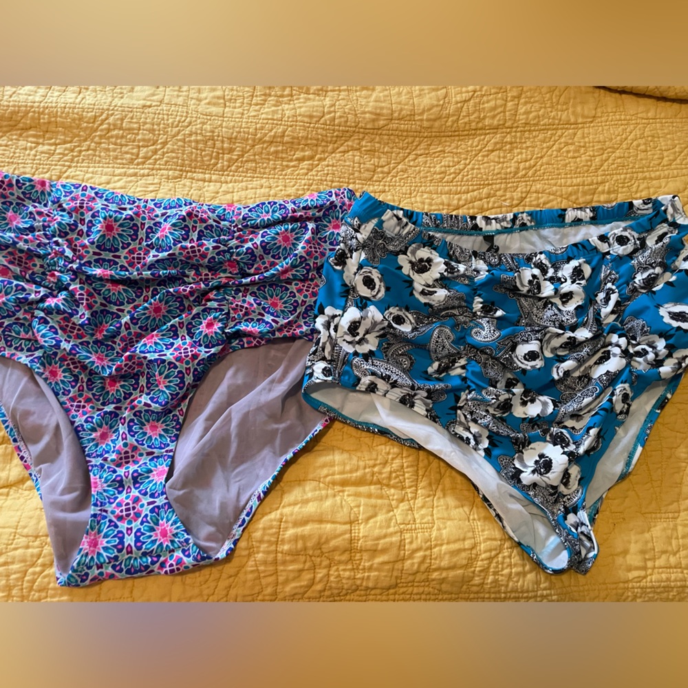 Set of Two Size 2X Torrid Swim Bottoms